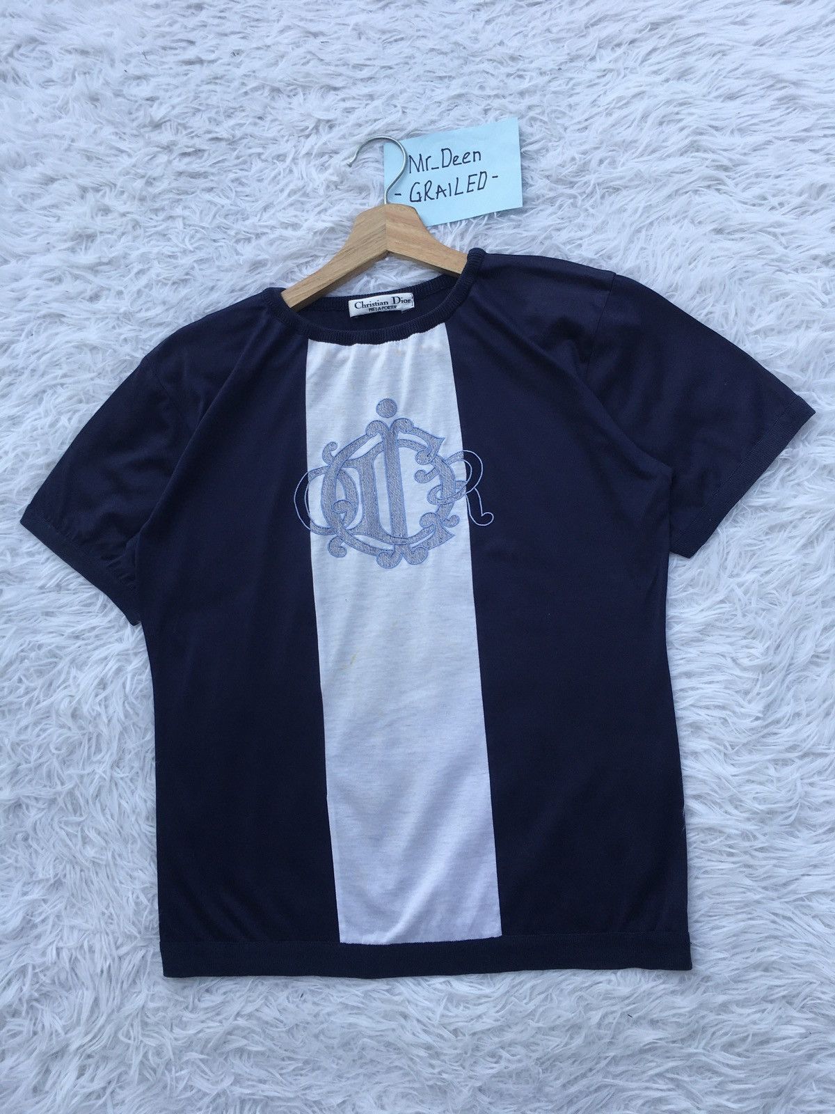 Christian Dior Monsieur Rare Vintage Christian Dior Pret-A-Porter Tshirt Size S / US 4 / IT 40 - 3 Thumbnail