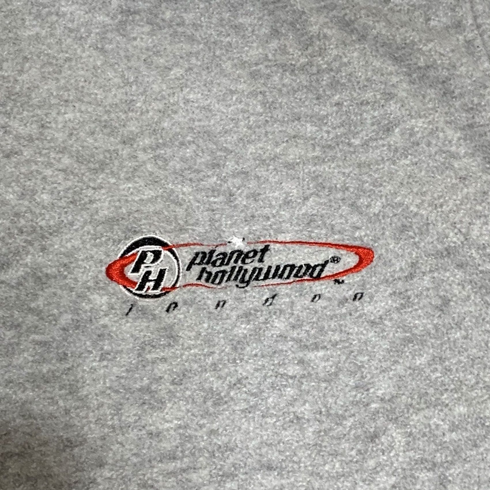 Planet Hollywood VINTAGE Planet Hollywood London 1/4 Zip Pullover Fleece Gray Size Small Mens Activewear Long Sleeve Shirt Size US S / EU 44-46 / 1 - 3 Thumbnail