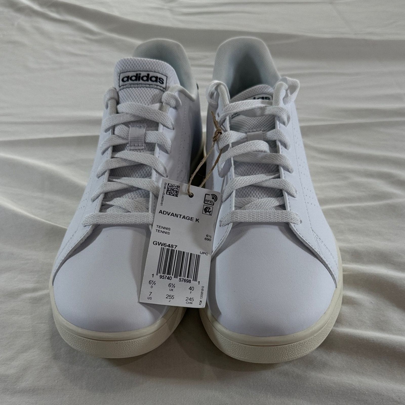 Adidas Adidas Men's White Sneakers with Black us mens 7 Size US 7 / EU 40 - 2 Thumbnail