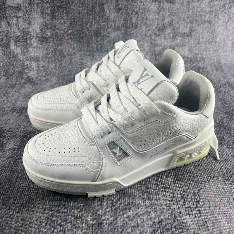 Louis Vuitton Louis Vuitton Trainer Leather Low-Top Sneakers 0079 Size US 6 / IT 36 - 1 Thumbnail