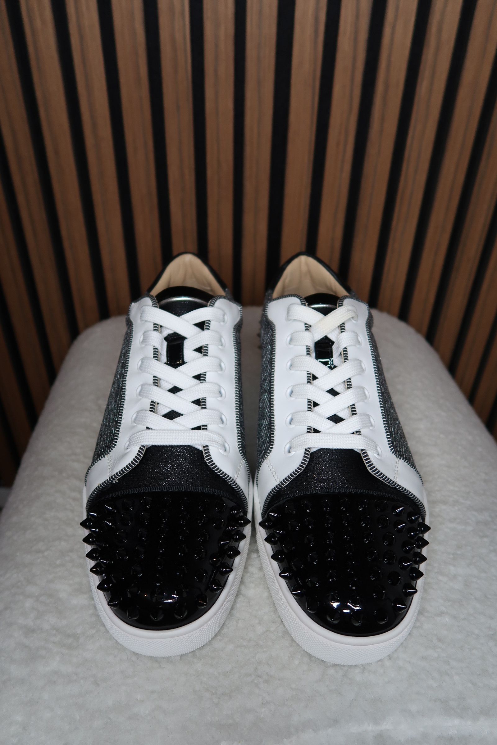 Christian Louboutin Christian Louboutin Seavaste 2 Orlato Flat Silver Black Size US 8.5 / EU 41-42 - 4 Thumbnail