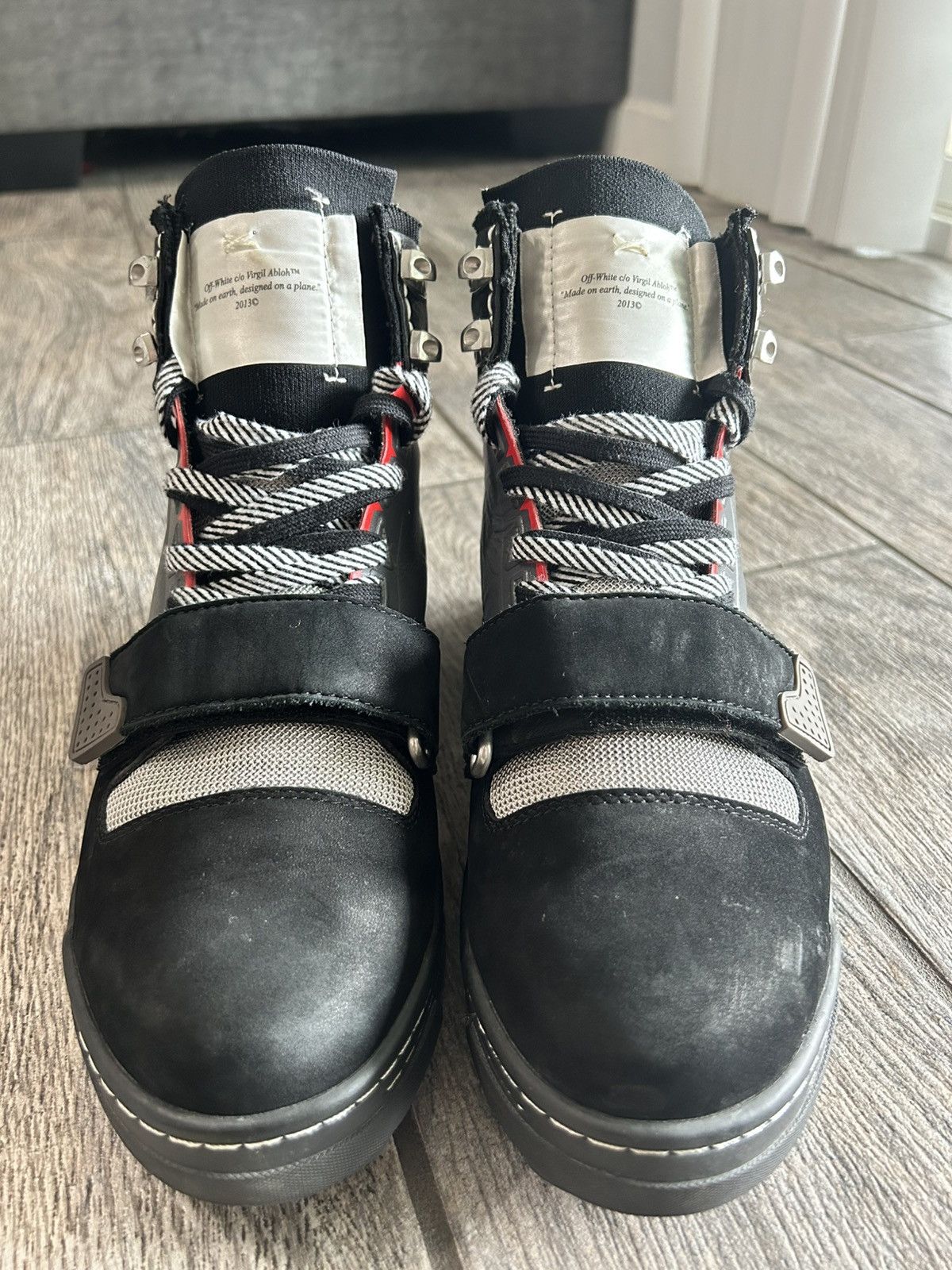 Off-White Off white leather hiking boots Size US 10 / EU 43 - 4 Thumbnail