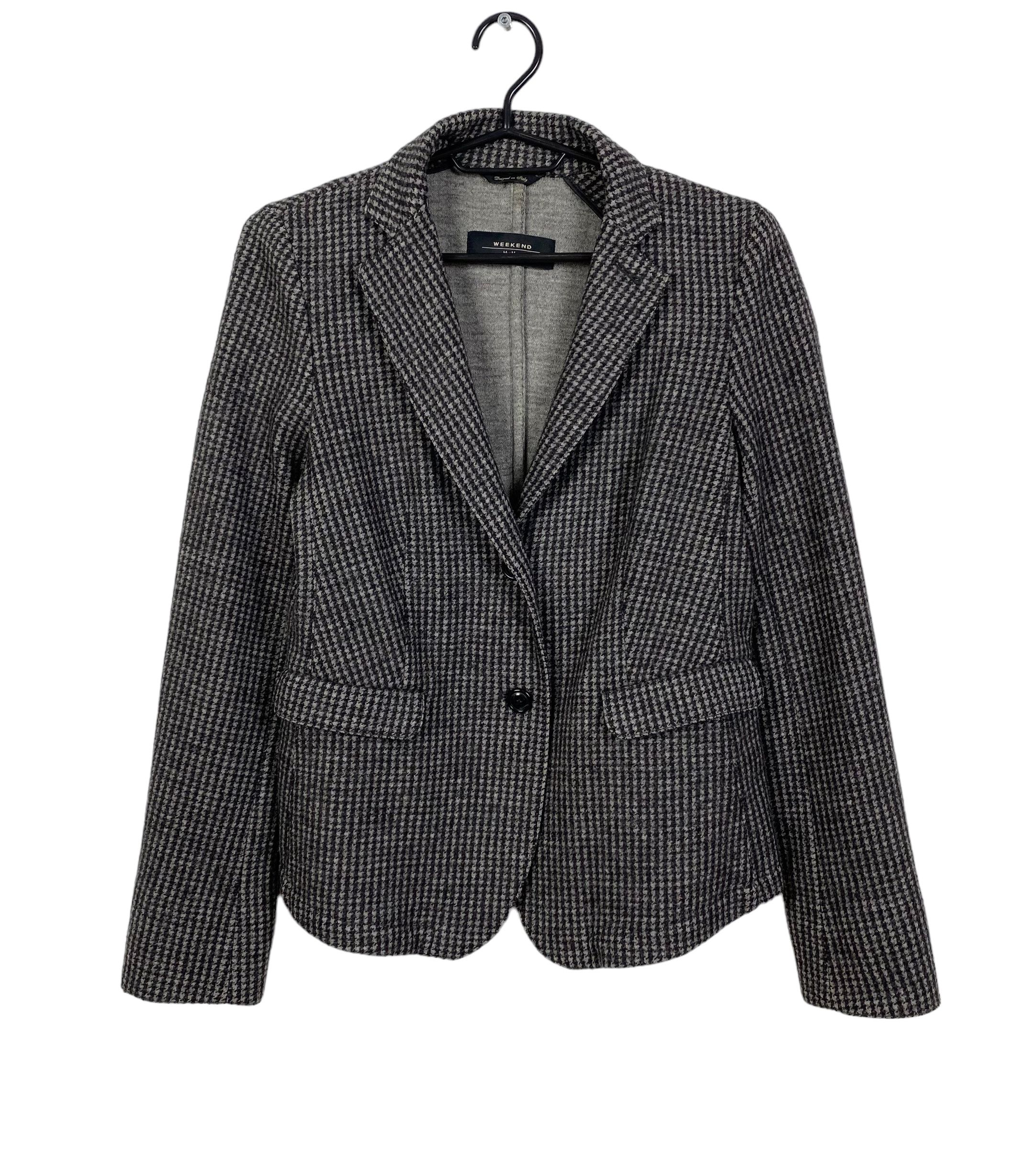 Weekend Max Mara Weekend Max Mara Wool Hahnentritt Blazer Jacket size US 6 Size M / US 6-8 / IT 42-44 - 7 Thumbnail