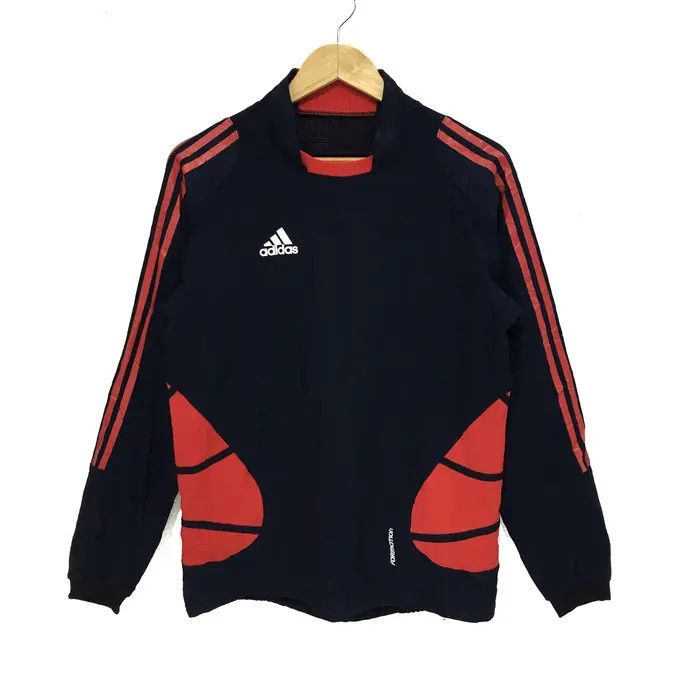 Vtg ADIDAS Sportswear Jersey Minimalist Logo Shirt Sweater