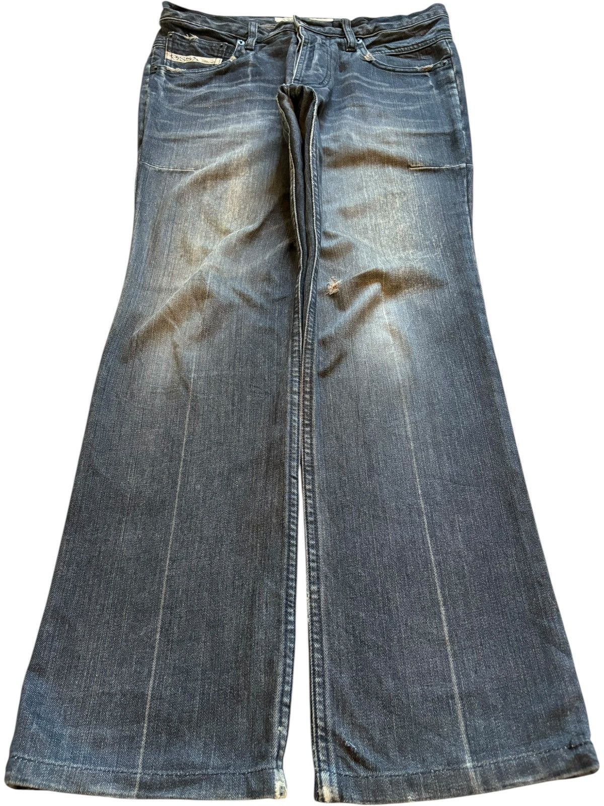 Japanese Brand Vintage Japanese Brand Rusty Wash Distressed Loose Jeans Size US 32 / EU 48 - 1 Thumbnail