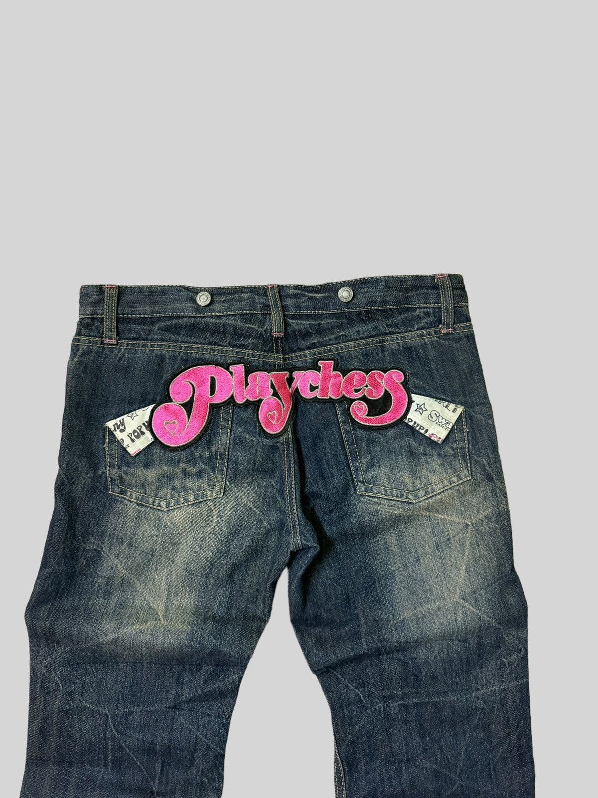 Hysteric Glamour × Japanese Brand Chip Clip Patches Pop up Girly Junya Watanabe Denim Jeans Size US 32 / EU 48 - 11 Thumbnail
