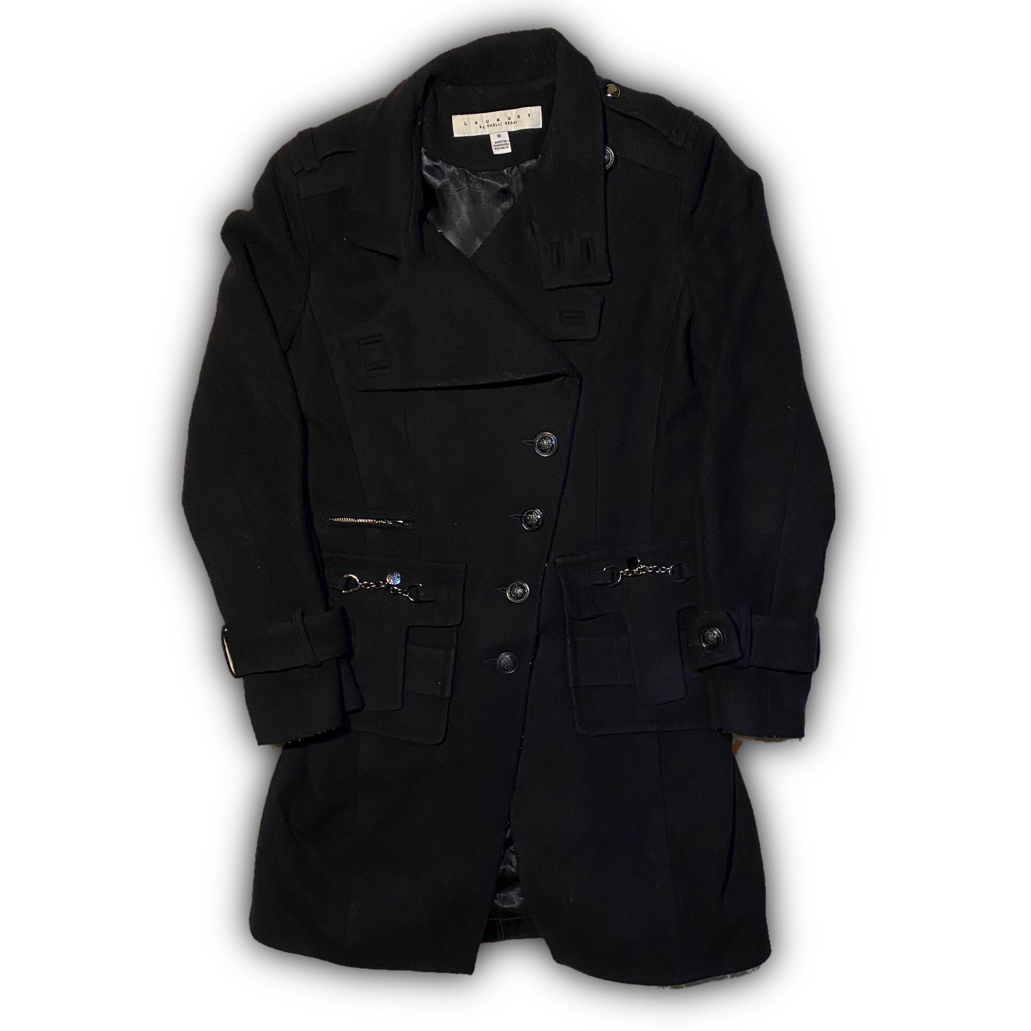 Laundry by Shelli Segal Shelli Segal Ornate Wool Coat Size S / US 4 / IT 40 - 1 Thumbnail