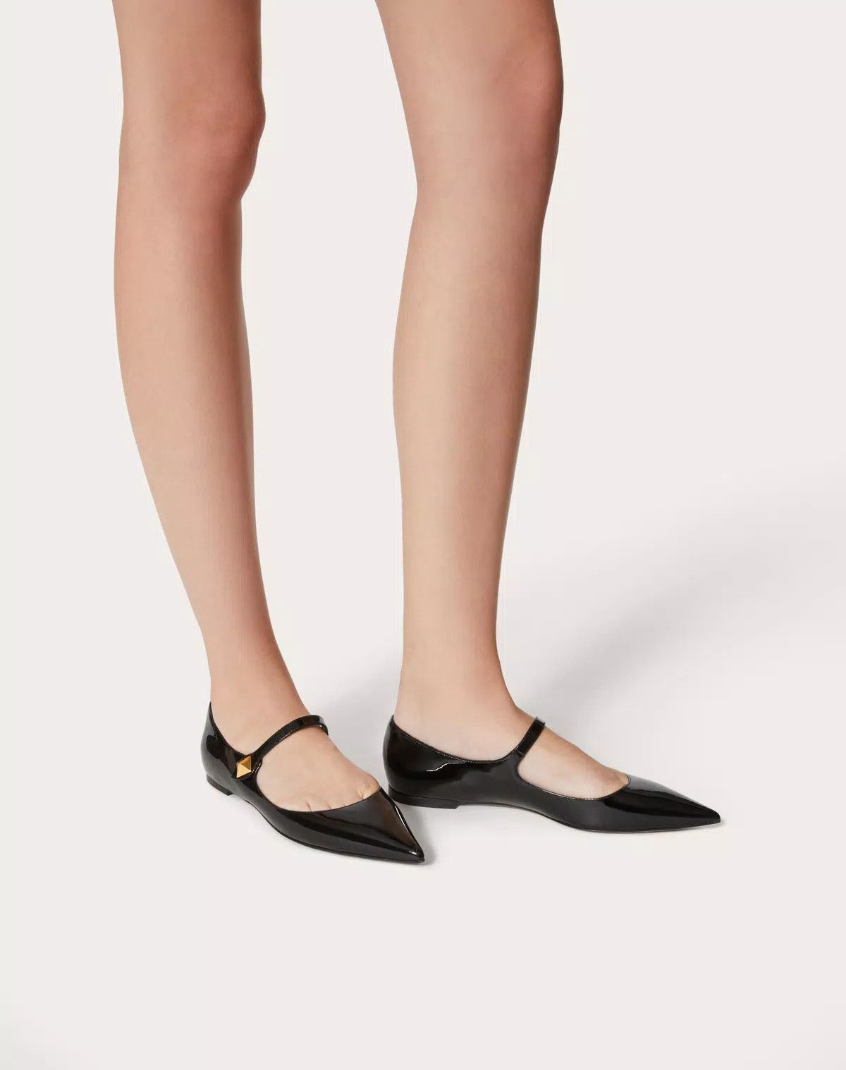 Valentino o1s1wg110426 Tiptoe Patent Leather Ballet Flats in Black Size US 5 / IT 35 - 5 Thumbnail