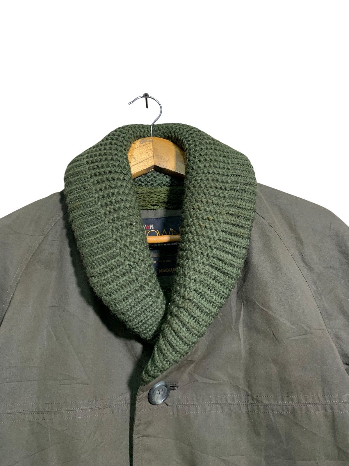 Japanese Brand × Van 🔥VAN JAC KNITTED SHAWL COLLAR HEAVY JACKETS Size US M / EU 48-50 / 2 - 4 Thumbnail