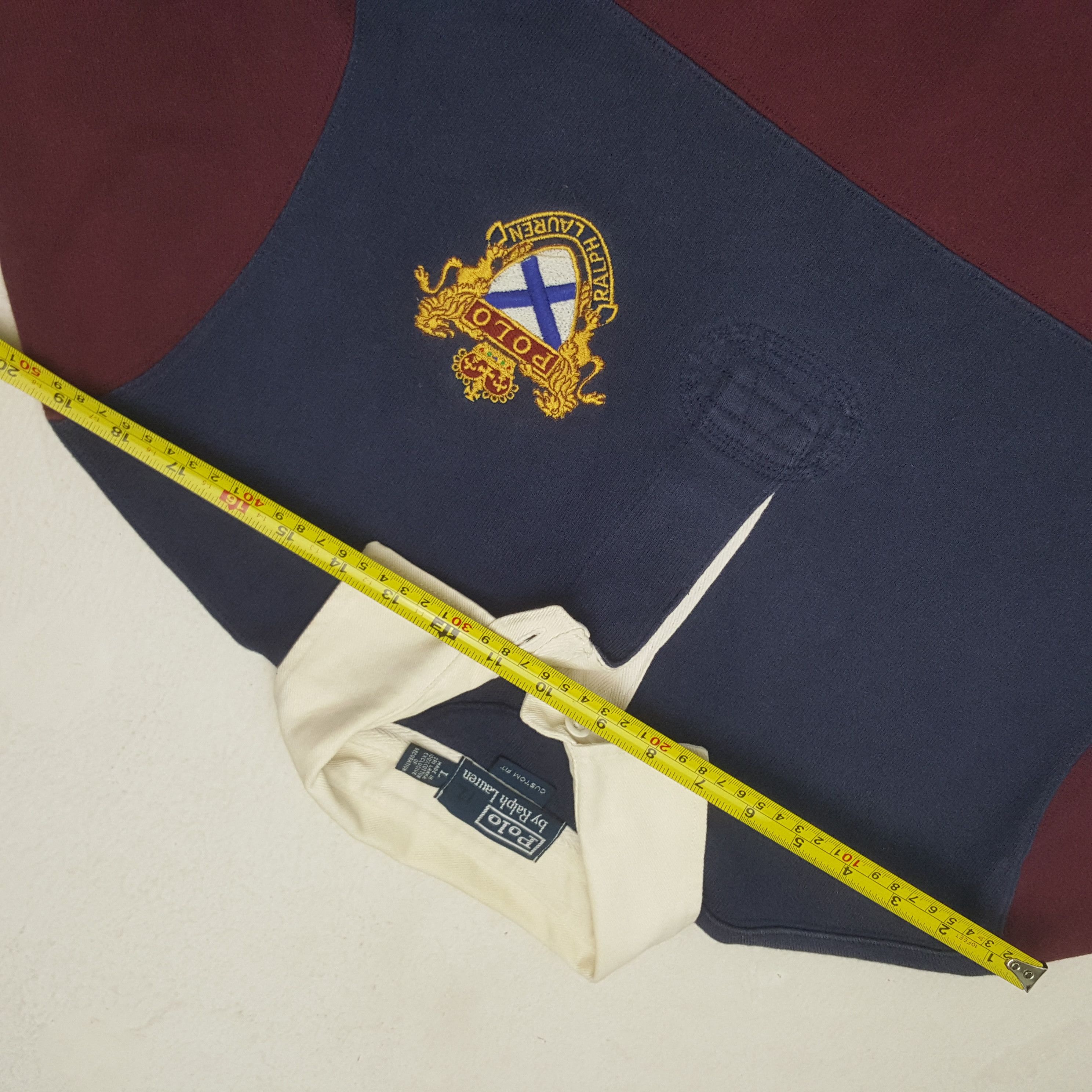 Polo Ralph Lauren Vintage Polo Ralph Lauren American Brand Rugby Polos RR7 Size US L / EU 52-54 / 3 - 5 Thumbnail
