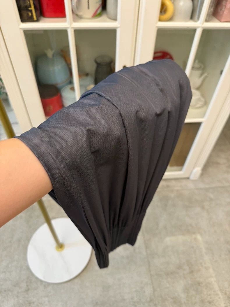 Issey Miyake Issey Miyake size:3 Dark grey pleated puff pants Size 31" - 6 Thumbnail