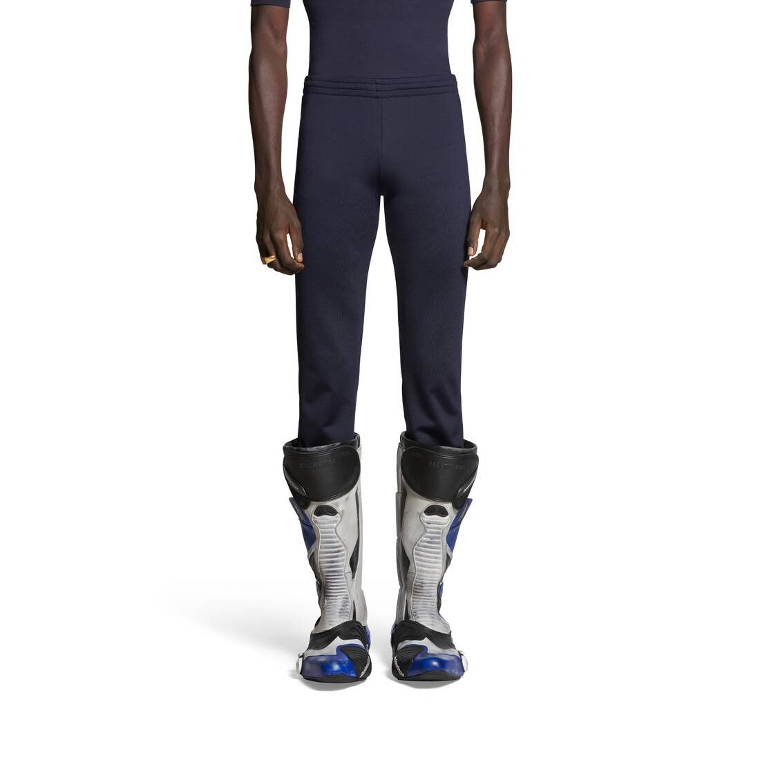 Balenciaga o1bcso1str1025 Low-Waist Fitted Pants in Navy Blue Size US 36 / EU 52 - 5 Thumbnail