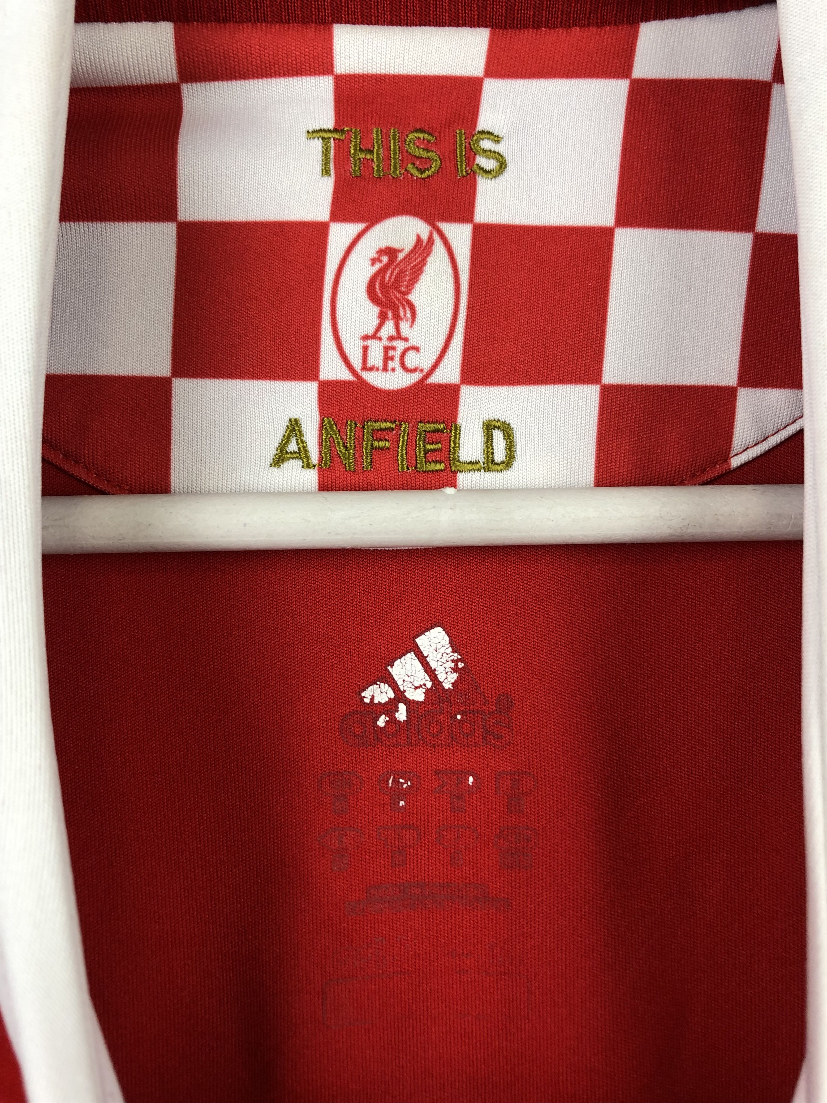 Vintage Liverpool football shirt 2008 Soccer #8 Gerrard Jersey Rare Size US M / EU 48-50 / 2 - 8 Thumbnail