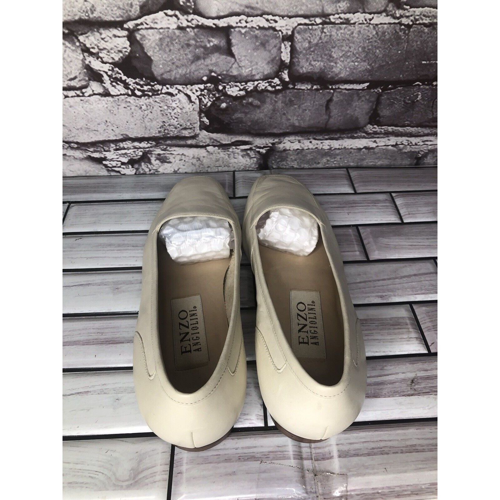 Other Enzo Angiolini Liberty Ivory Cream Leather Square Toe Loafer Size US 6 / IT 36 - 5 Thumbnail
