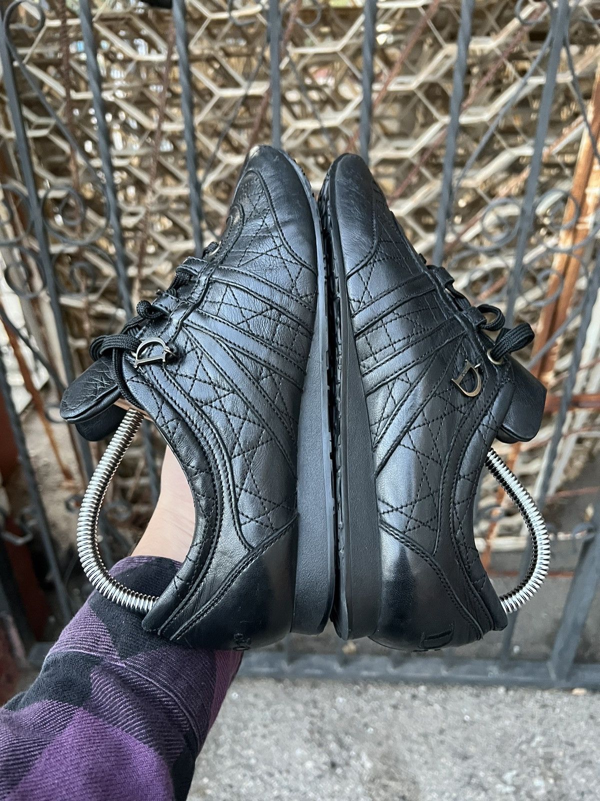 Dior Dior Leather Trainers Vintage Size US 7.5 / IT 37.5 - 6 Thumbnail
