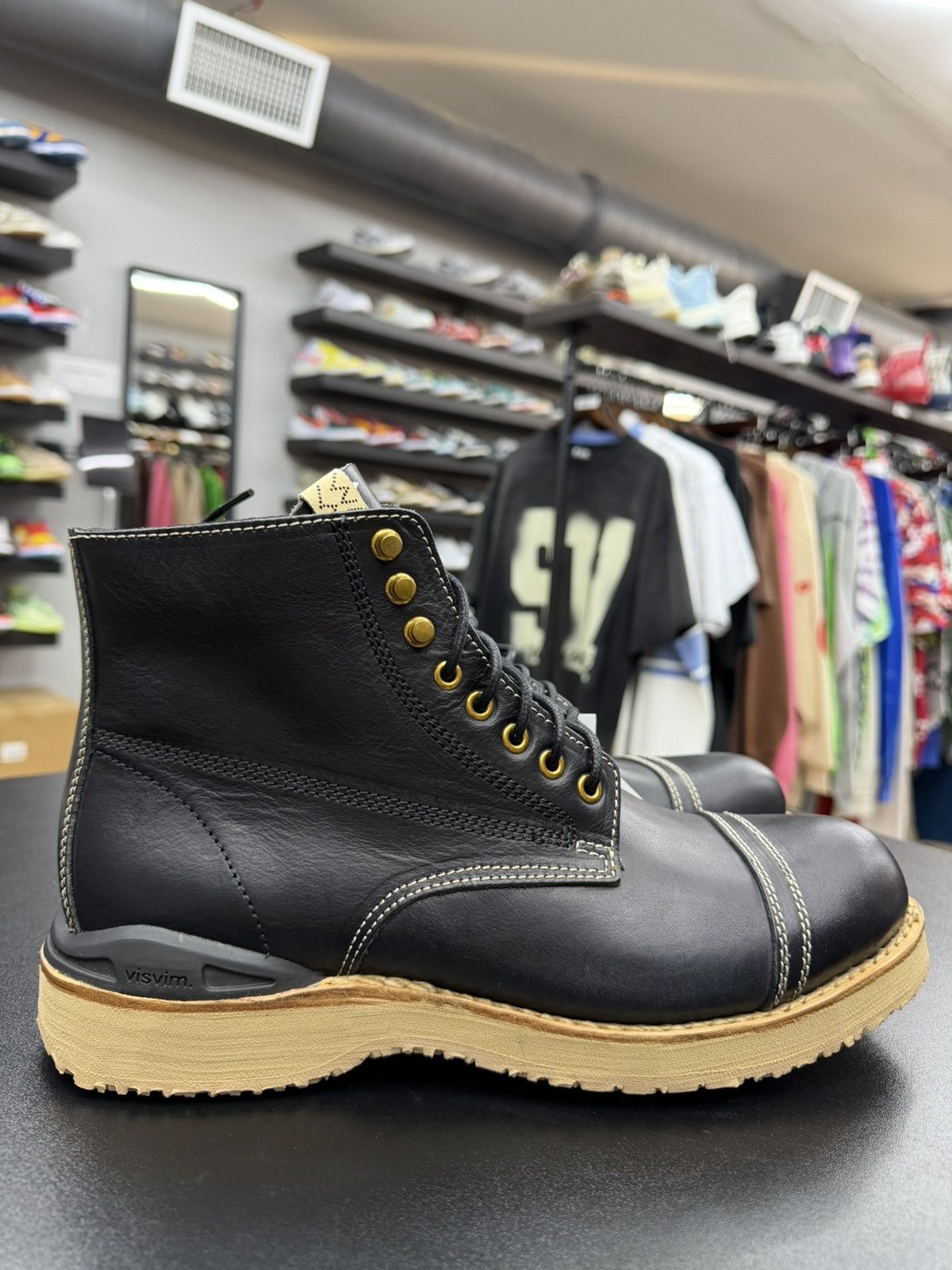 Visvim Size 10 - Visvim Virgil Boots Cap Folk Black Brand New! Size US 10 / EU 43 - 3 Thumbnail