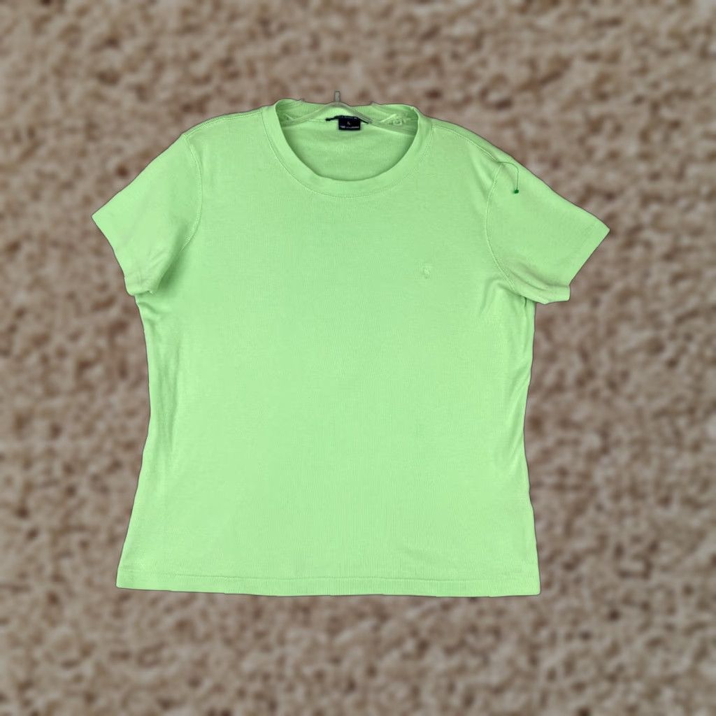 Ralph Lauren RALPH LAUREN Polo Shirt Women XL Green 100% Cotton Short Sleeve Casual Sports Size XL / US 12-14 / IT 48-50 - 1 Thumbnail