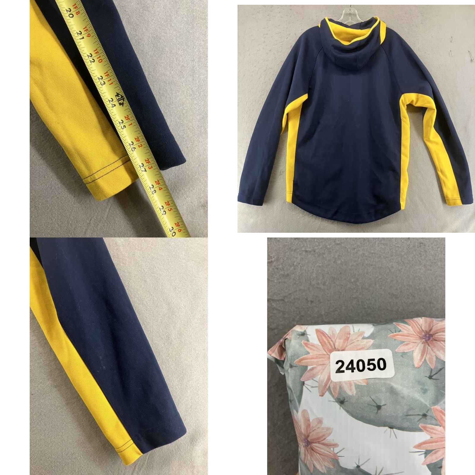 Jordan Brand Air Jordan Michigan Wolverines Hoodie Mens M Blue Size US M / EU 48-50 / 2 - 8 Thumbnail
