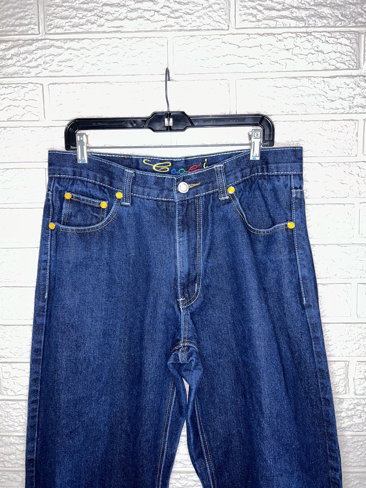 Coogi Vintage 90s Coogi Jeans Embroidered Dragon Jnco Style Size US 33 - 6 Thumbnail