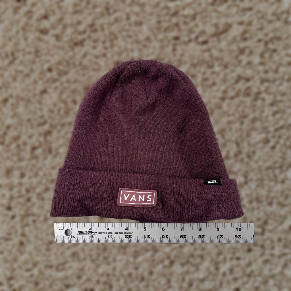Vans VANS Beanie One Size Purple Knit Acrylic Blend Adult Men Hat Cap Winter Knit Warm Size ONE SIZE - 1 Thumbnail