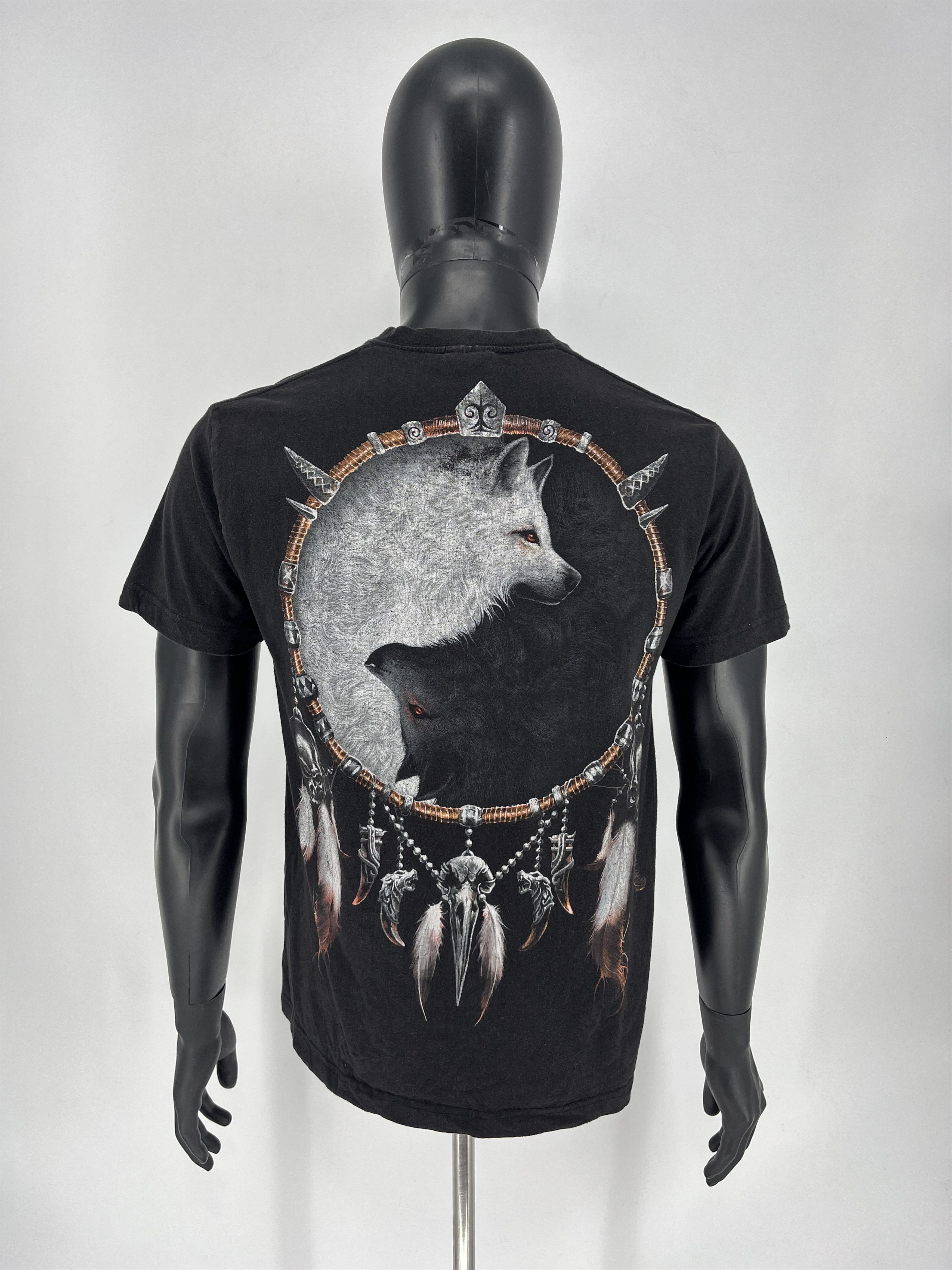 Band Tees Vintage 90s Wolf Face Boxy Fit Tee Toys Rock Spiral Size M Size US M / EU 48-50 / 2 - 8 Thumbnail