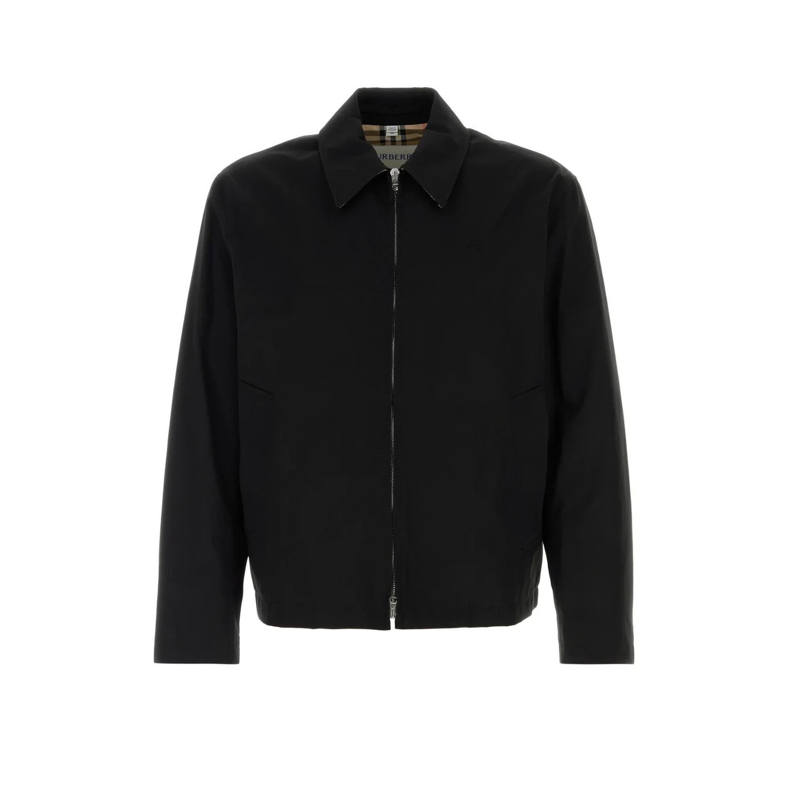 Burberry BURBERRY Black Cotton Jacket New & Authentic (Men's Size:50; Size US M / EU 48-50 / 2 - 1 Thumbnail