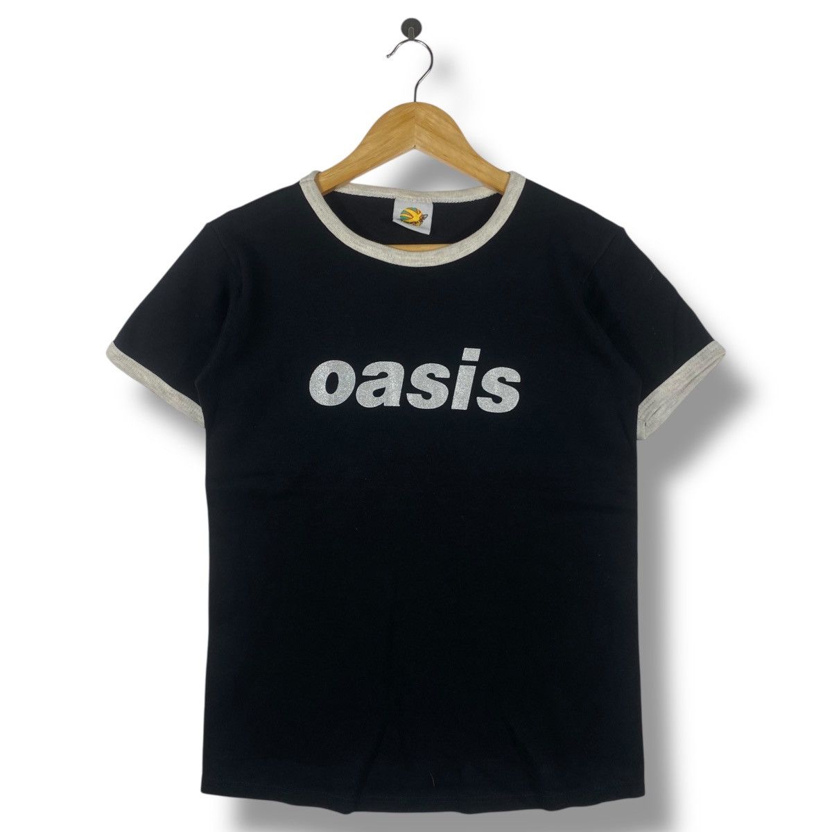 Vintage 90's OASIS Logo Band Promo Tee Shirt Free Size