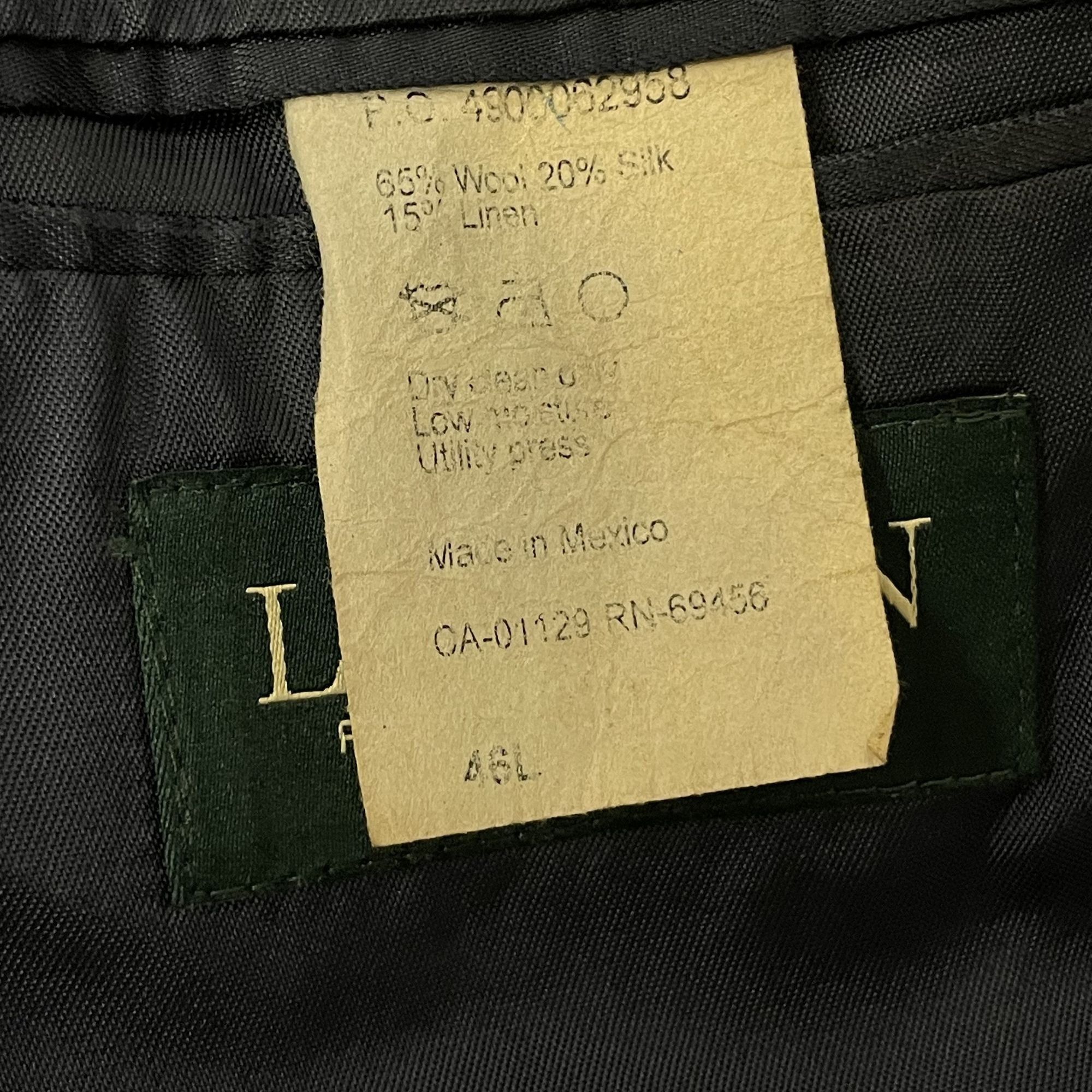 Ralph Lauren Ralph Lauren Sport Coat OVERCHECK Wool SILK LINEN Jacket Size 40L - 7 Thumbnail