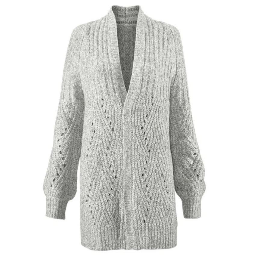 Other Cabi Cathedral Cardigan Knit Grey Long Sweater XL Size XL / US 12-14 / IT 48-50 - 1 Thumbnail