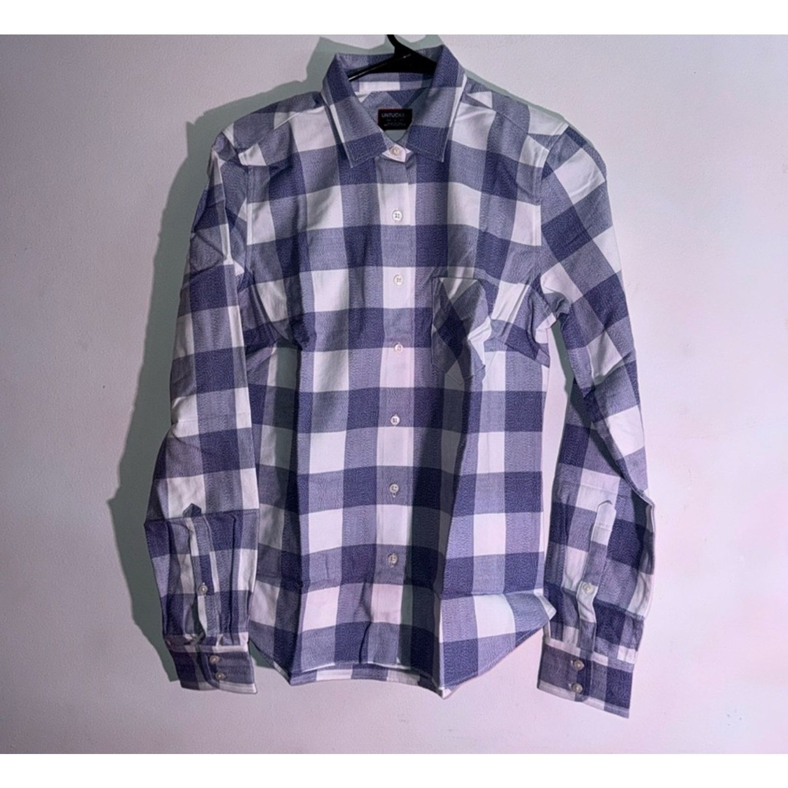 UNTUCKit Untuckit · Womens Size 18 Volnay Plaid Button-Up Shirt · New Size S / US 4 / IT 40 - 3 Thumbnail