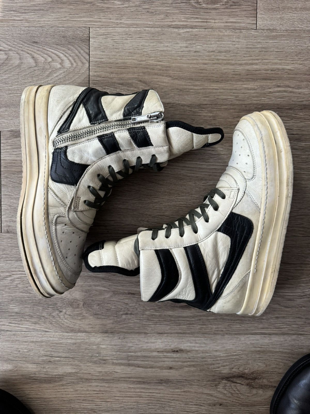 Rick Owens Dunk White/Black EU40