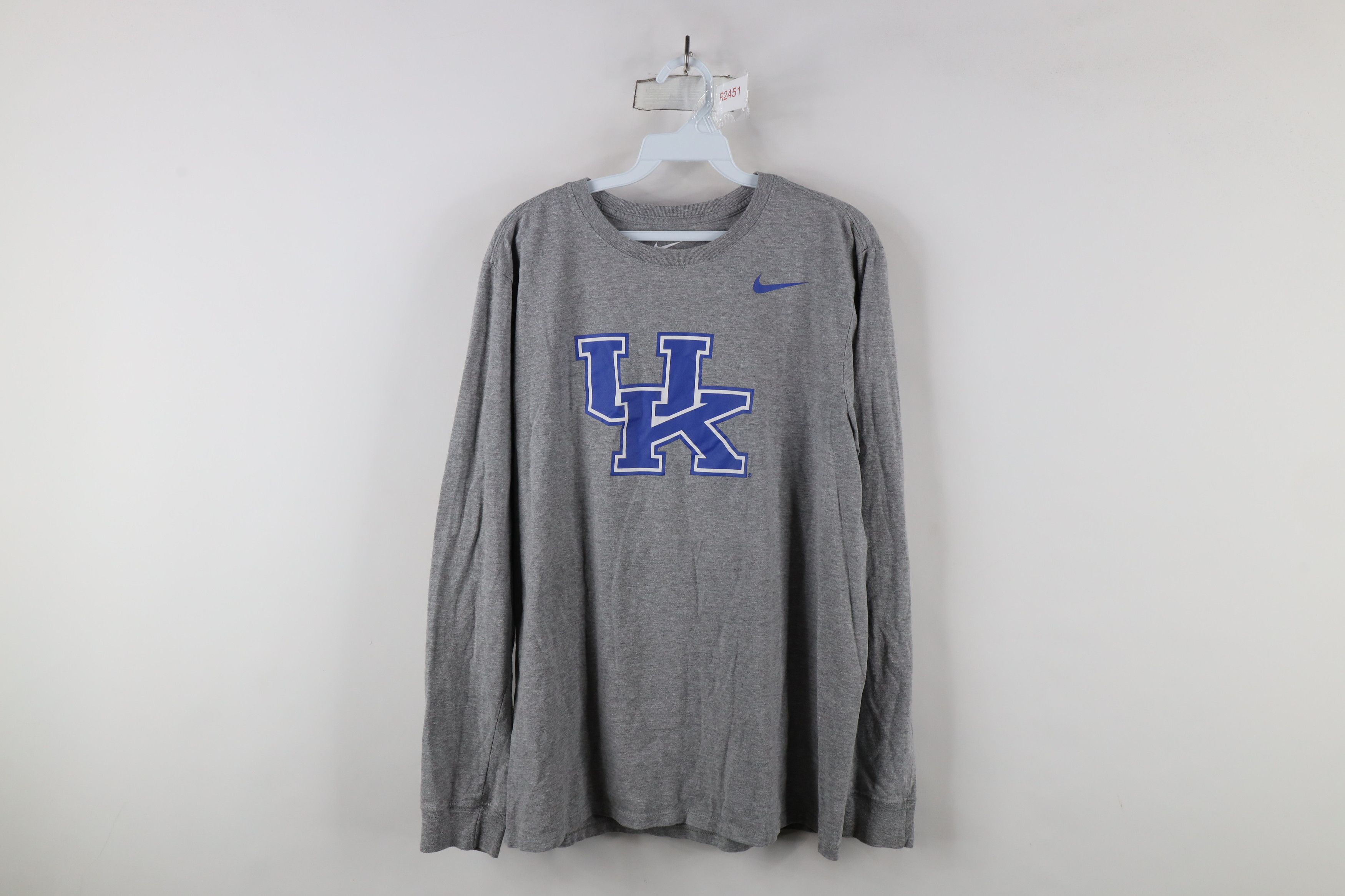 Nike × Vintage Vintage Nike University of Kentucky Long Sleeve T-Shirt Size US L / EU 52-54 / 3 - 1 Thumbnail