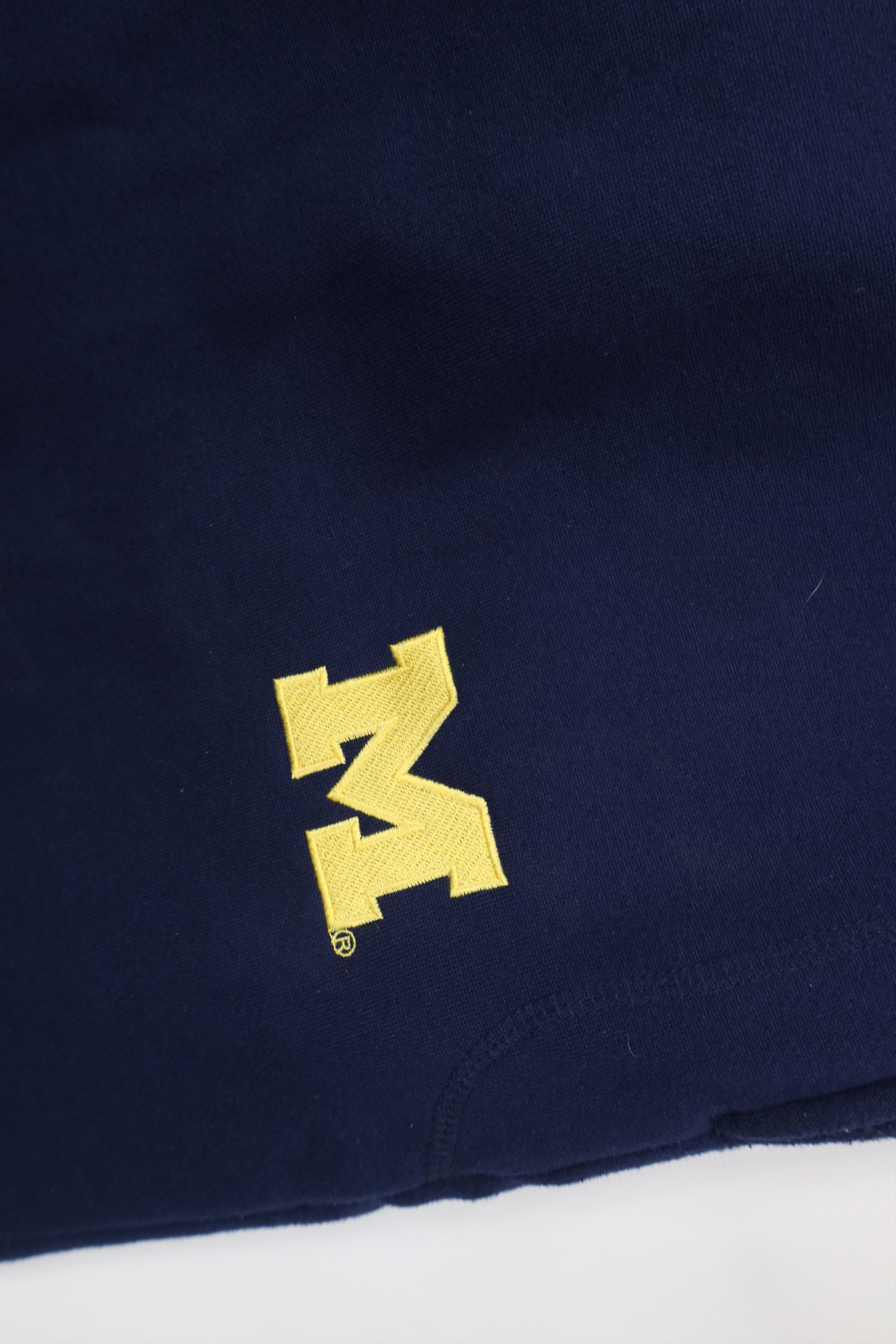 Vintage Vintage 90s University of Michigan Wide Leg Sweatpants Blue Size US 40 / EU 56 - 6 Thumbnail