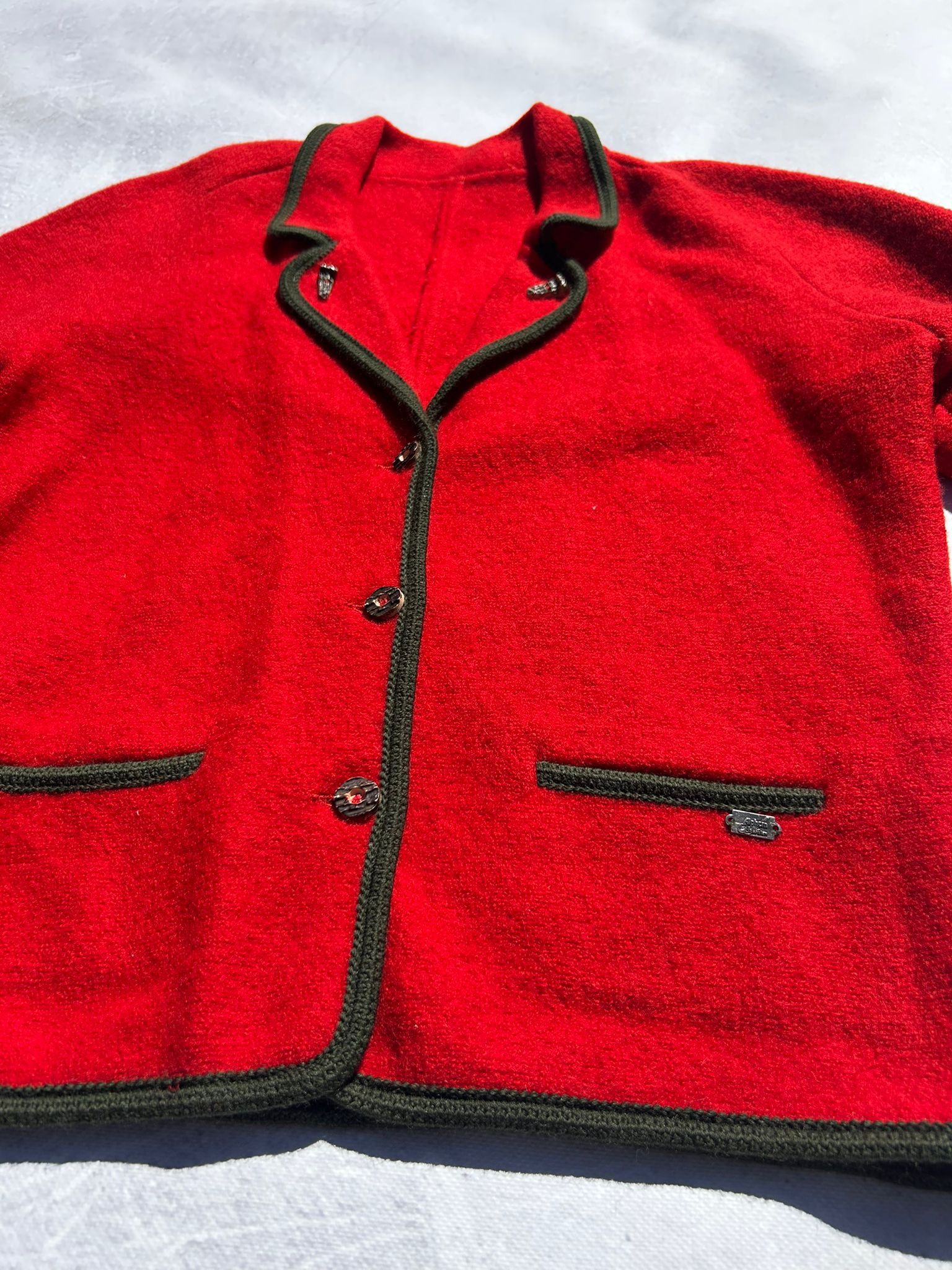 Other Vintage West German Cardigan XL XXL Pure Virgin Wool Size XXL / US 16-18 / IT 52-54 - 4 Thumbnail