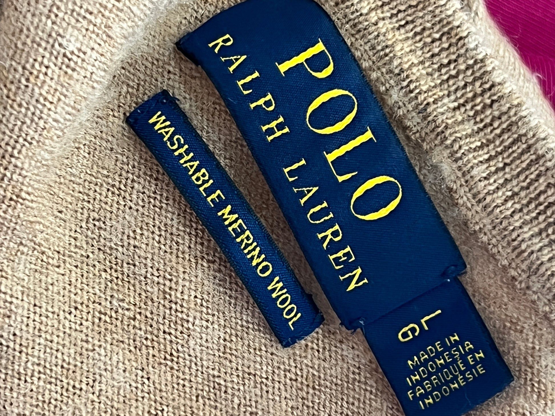 Polo Ralph Lauren Polo Ralph Lauren Vintage Men's Menrino Wool Knit Sweater-L Size US L / EU 52-54 / 3 - 5 Thumbnail