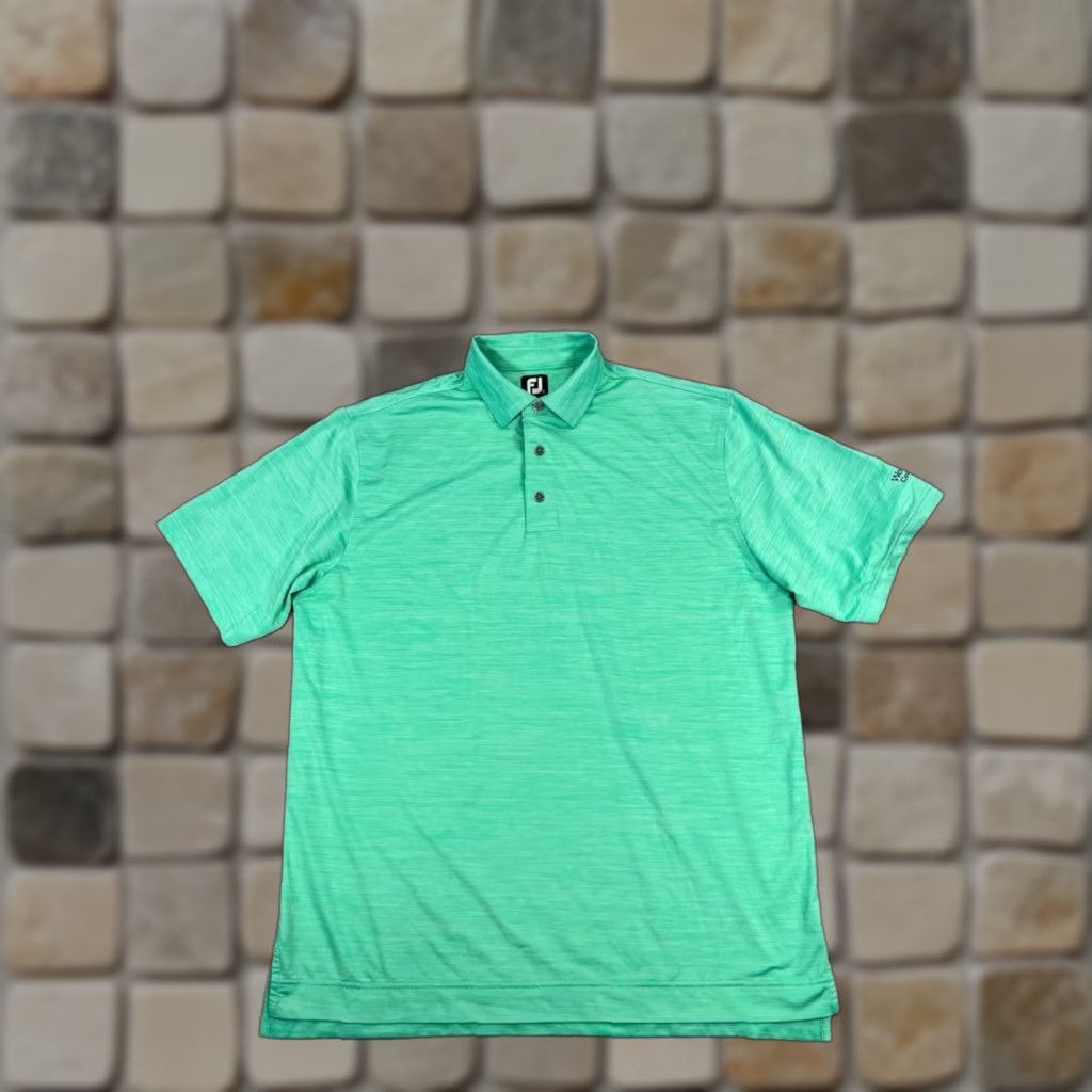 Footjoy FootJoy Polo Shirt Mens L Green Golf Logo Shirt Size US L / EU 52-54 / 3 - 1 Thumbnail