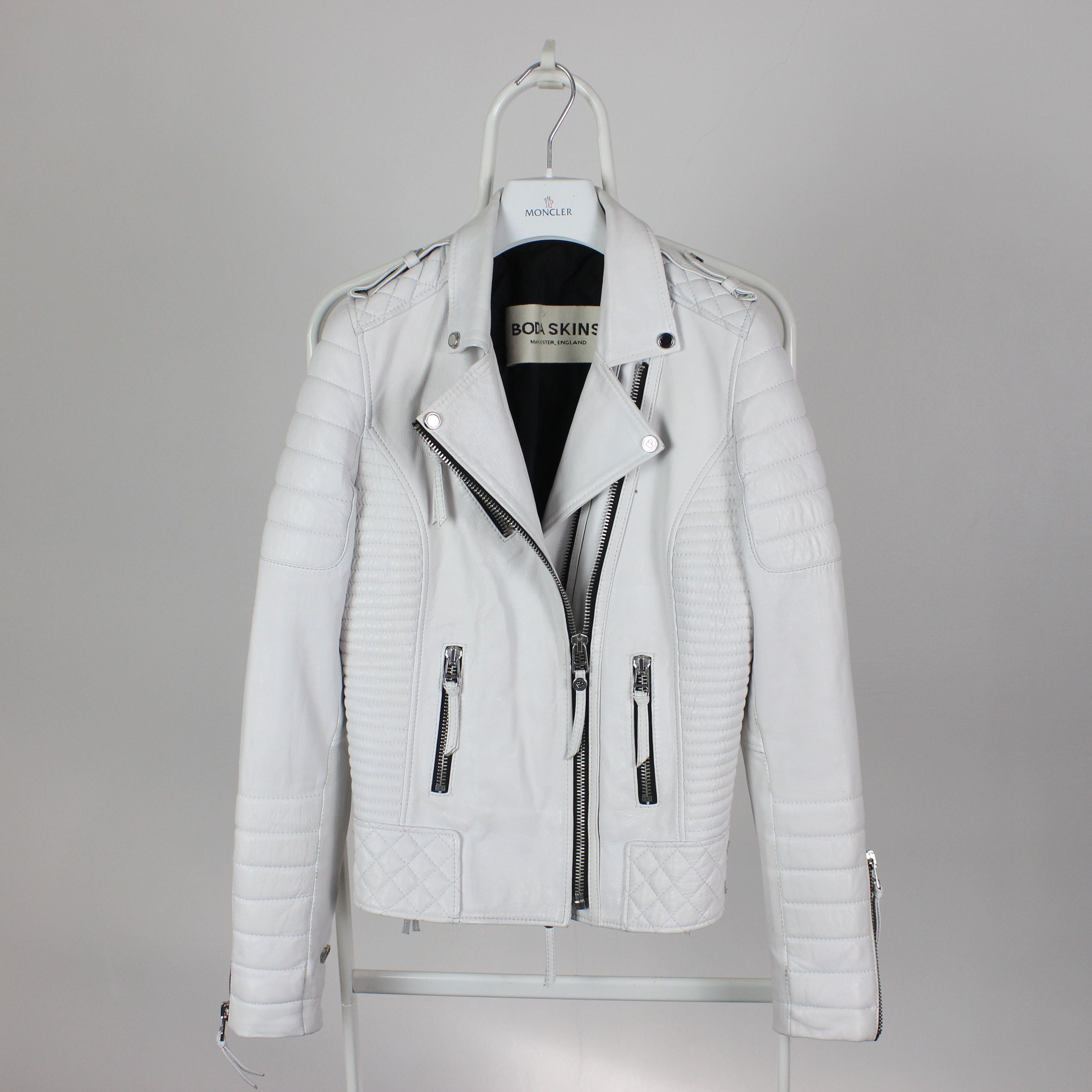 Boda Skins Boda Skins leather bike jacket US 6 M white Size M / US 6-8 / IT 42-44 - 1 Thumbnail