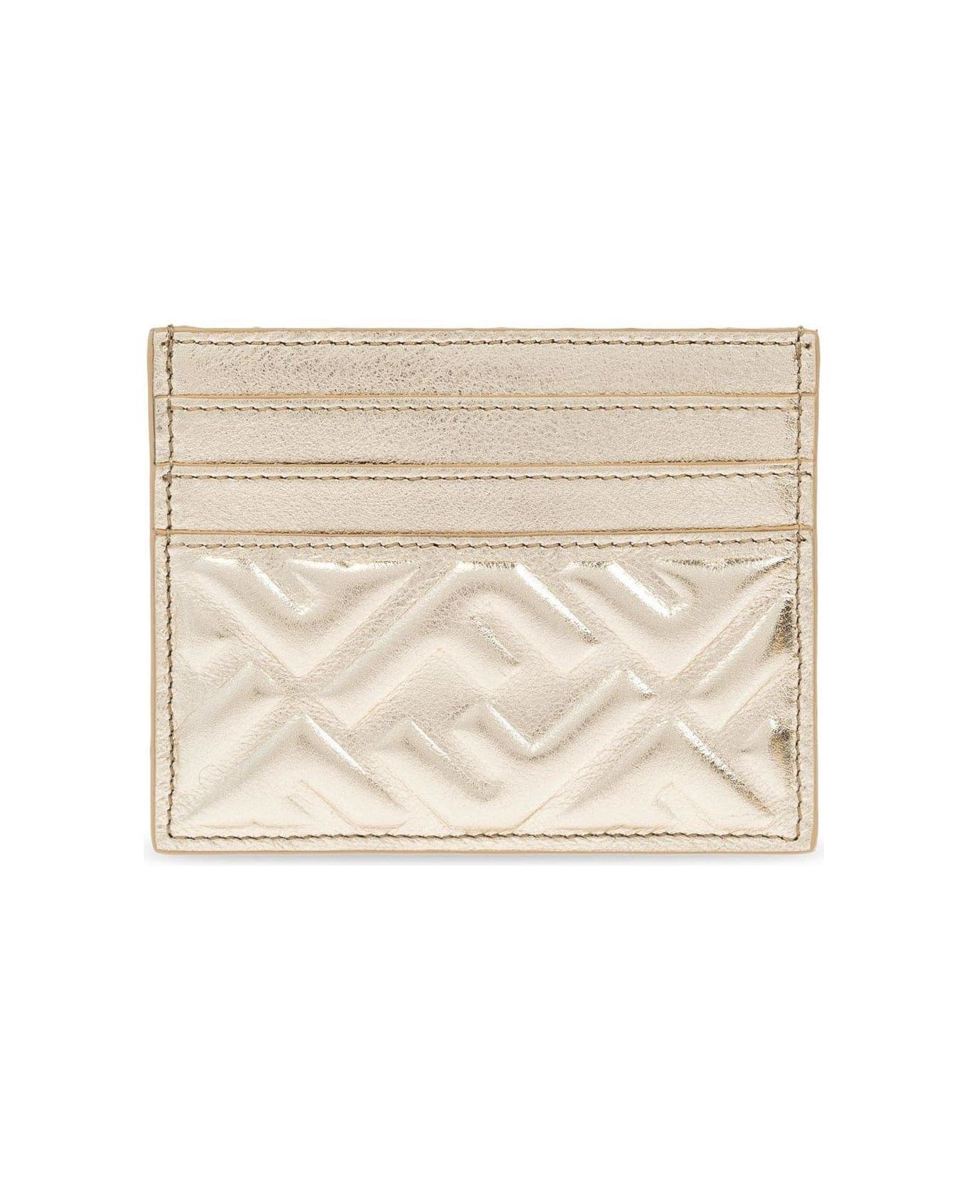 Fendi o1s1wg111125 Size: OS / Baguette Card Case in Gold Size ONE SIZE - 2 Thumbnail