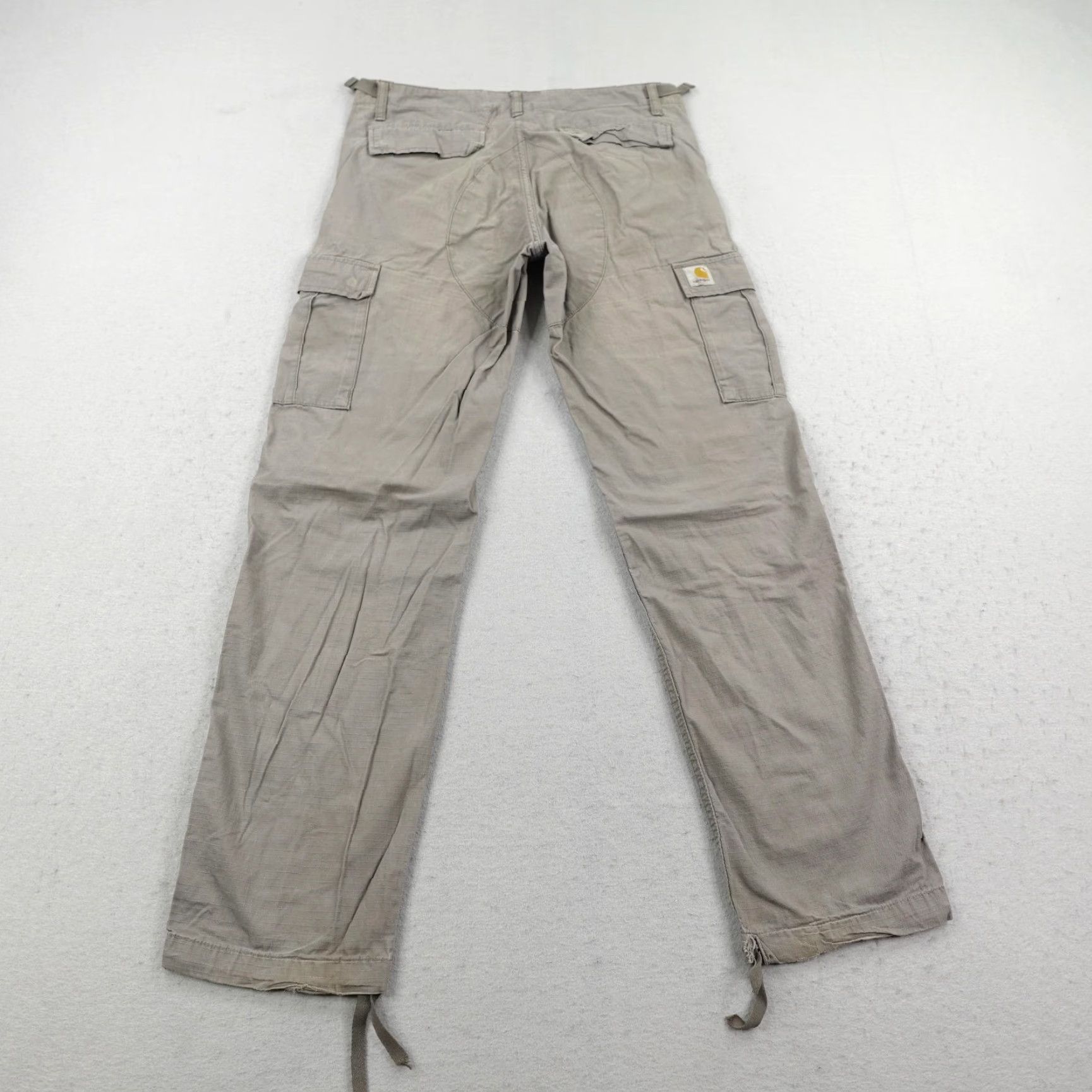 Carhartt Carhartt Gray Cargo Pants Mens 34x31 Adjustable Waist Utility Workwear Size US 34 / EU 50 - 4 Thumbnail