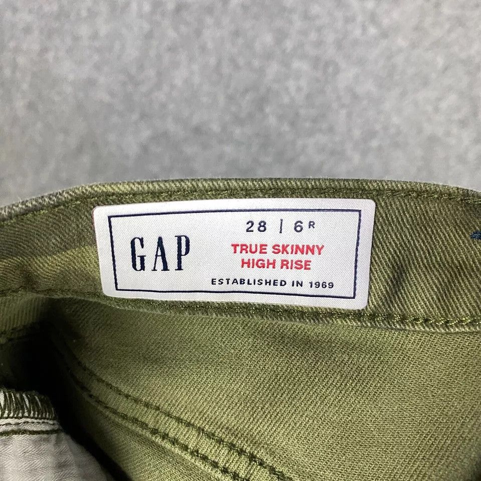 Gap Gap Jeans Women's Size 6R W28 True Skinny High Rise Size 28" / US 6 / IT 42 - 8 Thumbnail