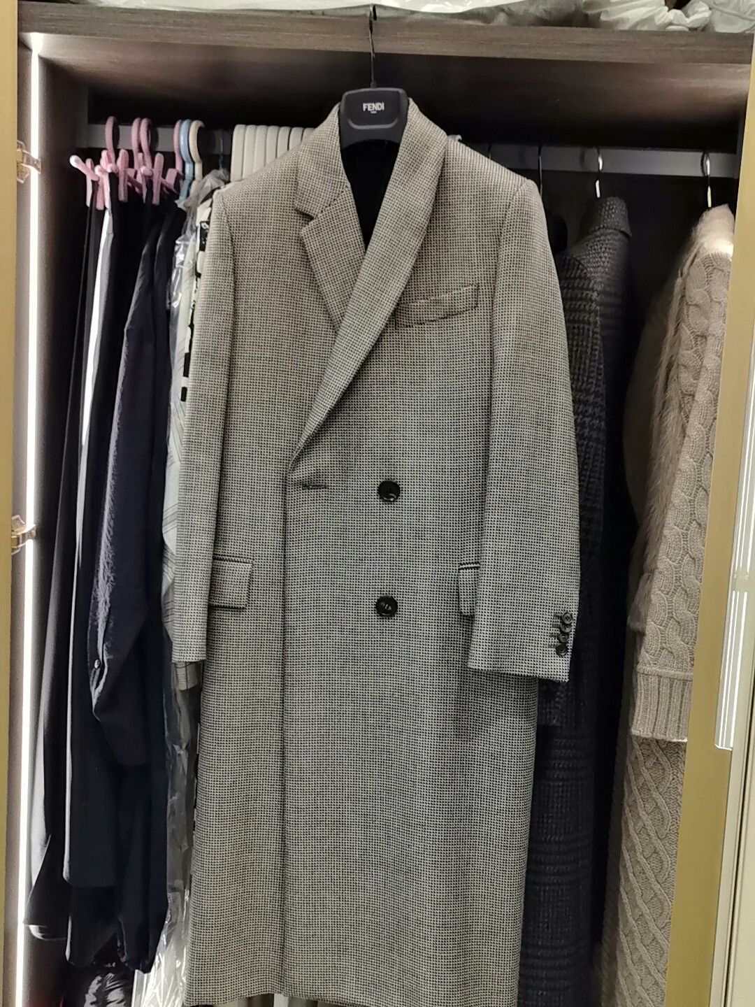 Fendi fendi houndstooth wool coat size 40 Size US XXS / EU 40 - 1 Thumbnail