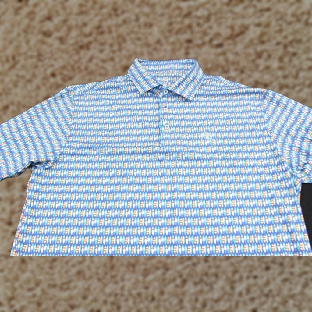 covington short sleeve dress shirts Covington Shirt Mens 14 Solid Blue Button Up Short Sleeve Dress Casual