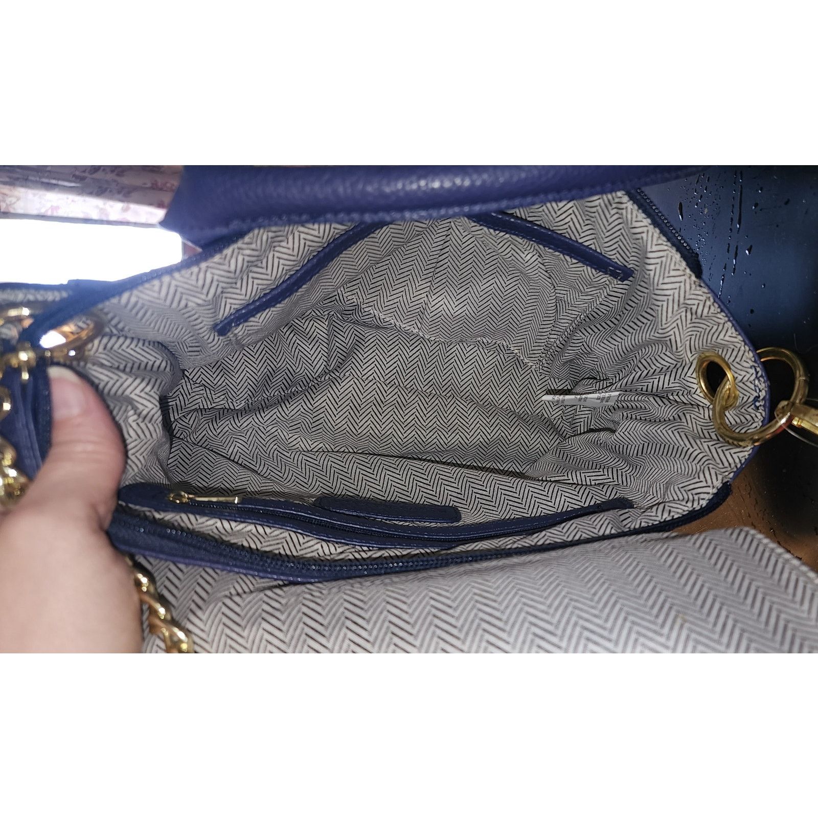 Steve Madden Steve Madden royal blue faux-leather Satchel shoulder bag. Size ONE SIZE - 3 Thumbnail