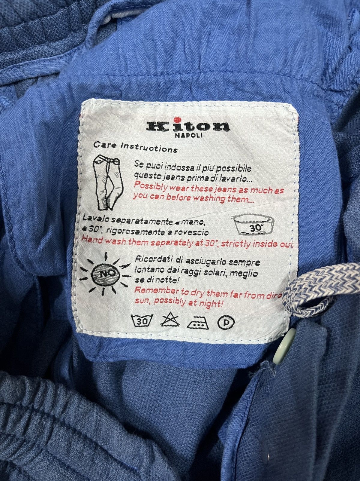 Kiton Kiton napoli jogger pants Size US 31 - 13 Thumbnail