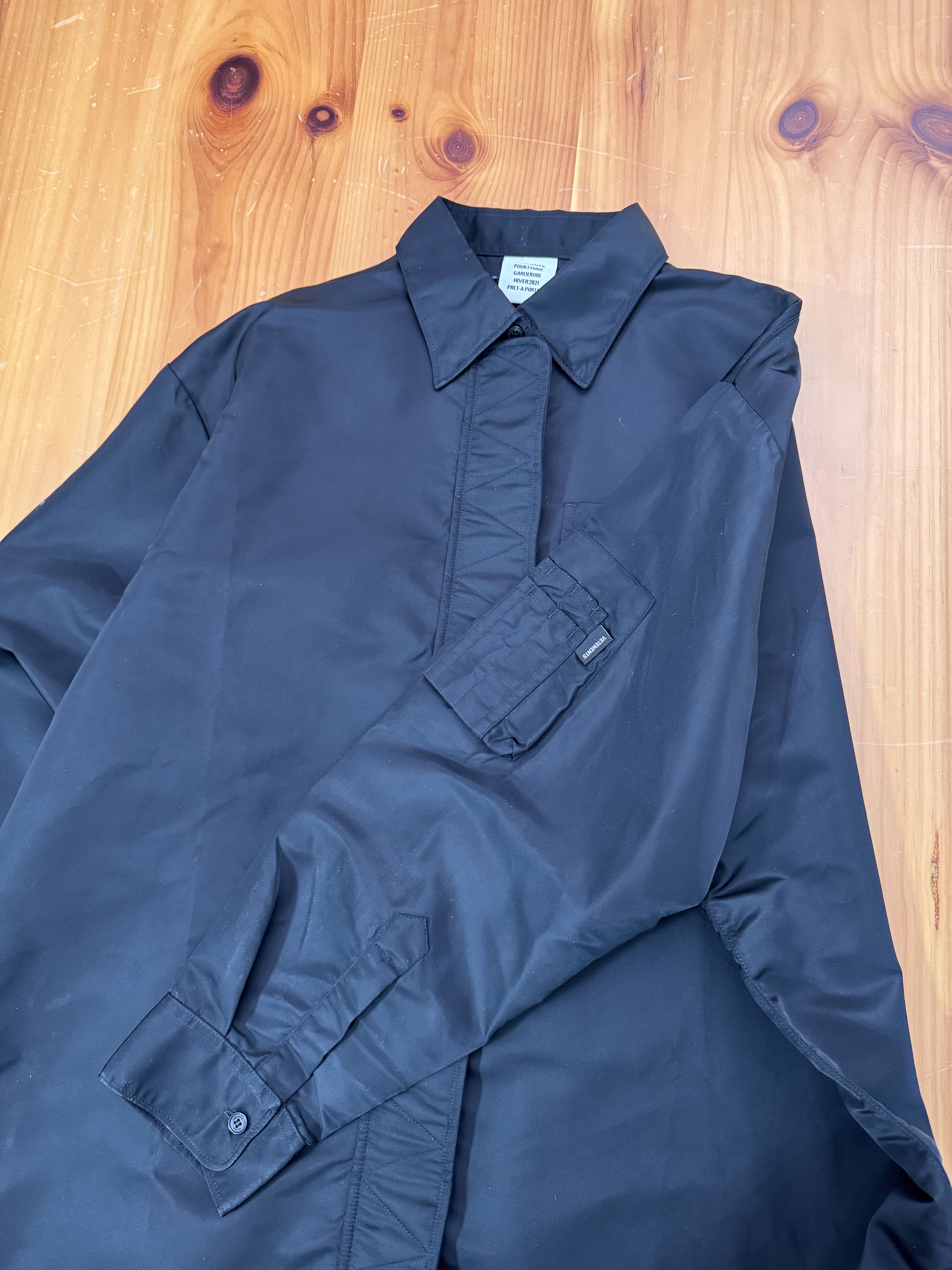 Vetements Rare Vetements Bomber Jacket Shirt Nylon Size US M / EU 48-50 / 2 - 3 Thumbnail