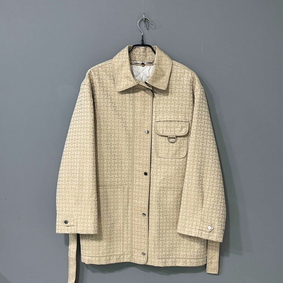 Hermes Hermes Detachable Padded Vest Beige Coat Size S / US 4 / IT 40 - 1 Thumbnail