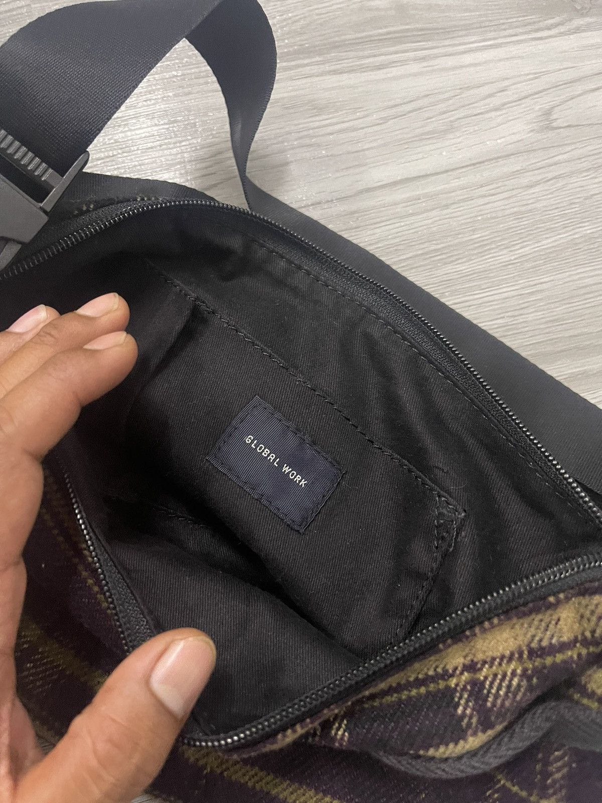 Global Work × Japanese Brand Global Work Japan Plaid crossbody bag Size ONE SIZE - 8 Thumbnail