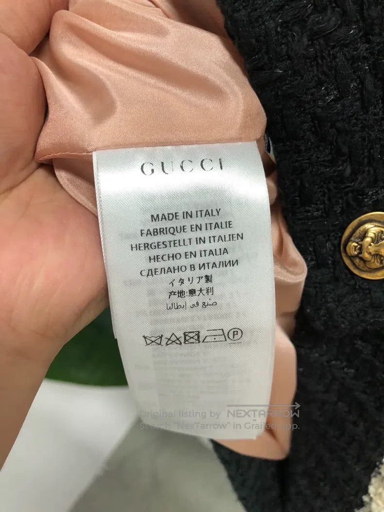 Gucci Gucci Tweed coat Size XS / US 0-2 / IT 36-38 - 4 Thumbnail