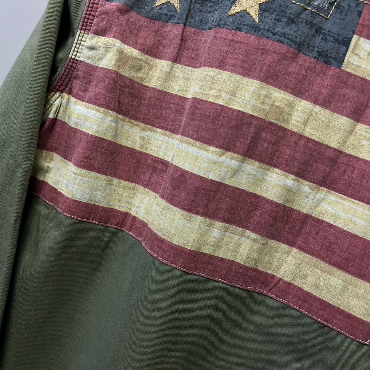 Denim & Supply Ralph Lauren Ralph Lauren Flag-Back USA 🇺🇸 Military Shirt Long Sleeve y2k Size US M / EU 48-50 / 2 - 10 Thumbnail