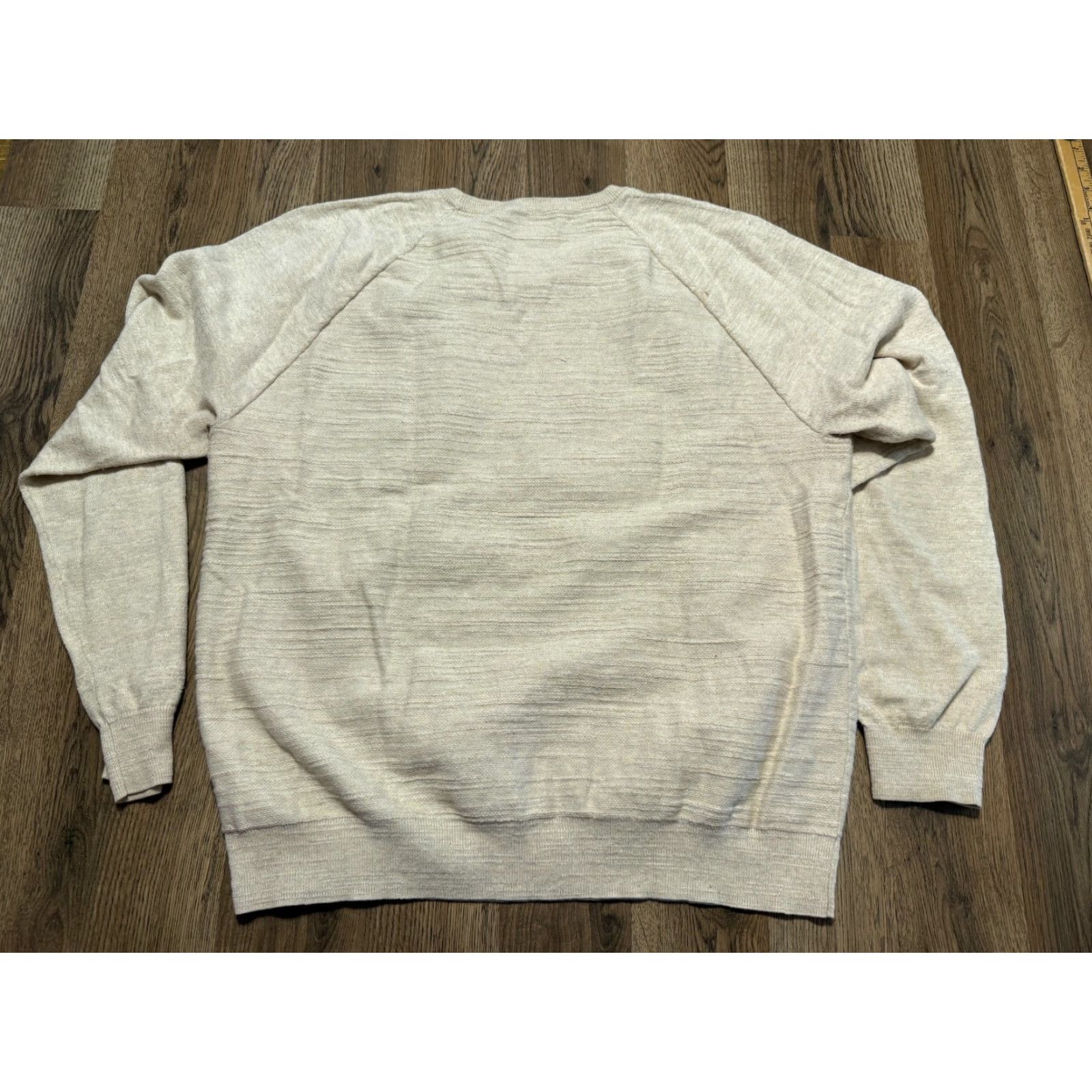 J.Crew J.Crew Jeans Shirt XL White Long Sleeve Slim Crewneck Pullover Men Size US XL / EU 56 / 4 - 2 Thumbnail